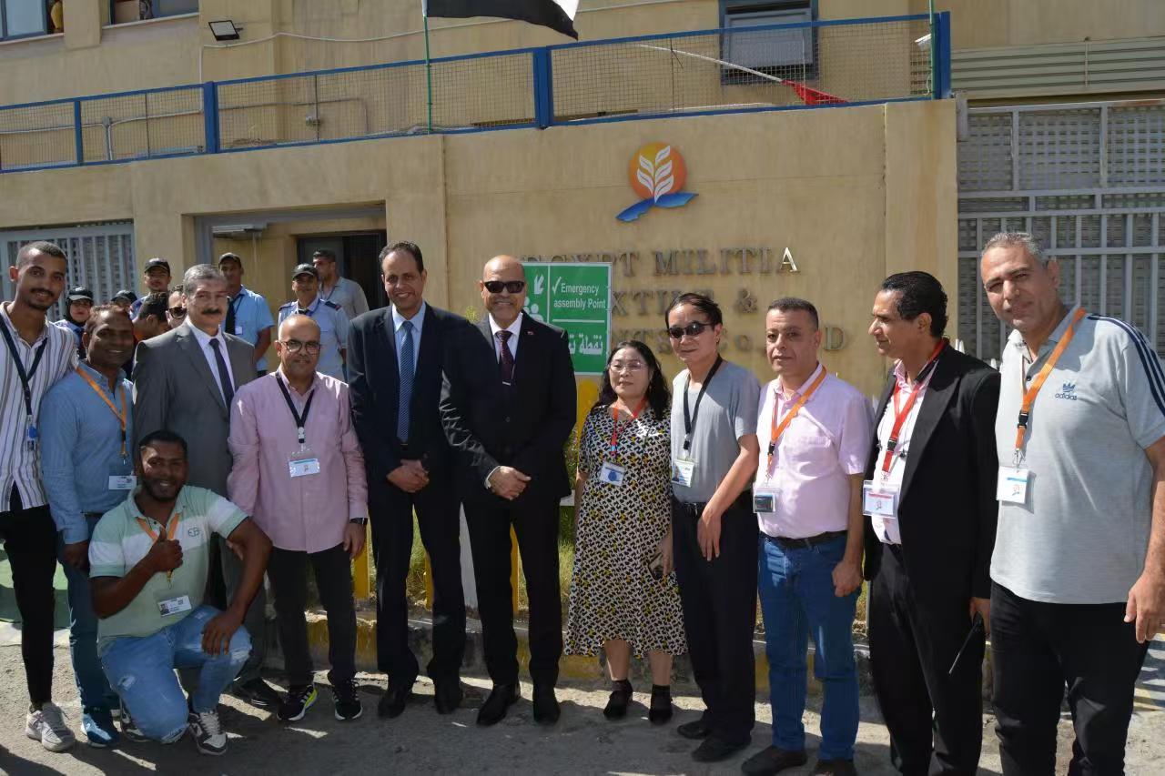 Egyptian Minister of Industry visited our Egyptian factory 